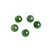 Venta al por mayor de Cuentas Sueltas de Jade Verde Hetian Ruso, Pulseras de Alta Calidad Color Verde Espinaca, Accesorios de Cuentas para Manualidades DIY de Jade