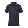 Playeras tipo polo de trabajo personalizadas con impresión de logo, playeras personalizadas de seda helada, playeras culturales de manga corta para grupo, ropa de trabajo con cuello bordado