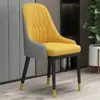 Cadeira de jantar nórdica de luxo leve, cadeira de mesa de jantar de alta qualidade para casa, cadeira de jantar de hotel com encosto, cadeira de restaurante moderna minimalista com encosto