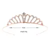 Niños y Niñas Princesa Corona Simple Linda Diadema Bebé Festival Actuación Accesorios para el Cabello Corona de Cumpleaños Corona para Pastel