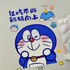 Adesivos Fofos de Caderno Doraemon Embossados Adesivos Fofos Azuis Cheinhos DIY Adesivos para Capa de Celular Acessórios Versão Q