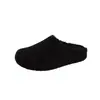 Zapatos de Algodón Cálidos sin Cordones Baotou con Medias Pantuflas de Felpa para Mujer, Adecuados para Usar al Aire Libre en Otoño e Invierno