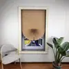 Cortina de Proteção Solar, Artefato para Janela Blackout, Proteção para Cozinha e Varanda, Rolo Simples Autoadesivo Sem Furos