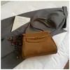 Bolso Tote de Piel Suave Retro para Viajes de Mujer 2025 Nuevo Estilo Invierno Simple de Alta Calidad Versátil Bolso de Hombro Cruzado