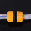 Conector de 4 Puntas para Tubería de Agua Conector para Pistola de Agua de Lavado de Autos Conector para Manguera de 12 mm de Diámetro Interior Accesorios Conector de Extensión para Tubería de Jardín