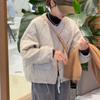 Chaqueta acolchada de algodón con cuadros de diamantes Shanli Dadi para mujer, abrigo de invierno nuevo estilo Chanel, abrigo acolchado de algodón con algodón engrosado.