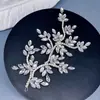 Comércio Exterior Transfronteiriço Adereços de Cabeça para Noivas Novas Peças de Cabelo Feitas à Mão com Strass Galho Formato Curvo Acessórios Laterais DZ248
