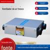 Operação direta sistema de ar fresco fluxo bidirecional purificação de ar ventilador de ar fresco edifício de escritórios troca de calor total ventilador de ar fresco