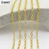 Bc260 Exportação Mais Vendida Pequeno Padrão Oval Corrente de Latão em Forma de O 5m Semi-Acabada Colar Artesanal para Venda