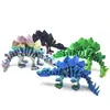 Impresos en 3D Transfronterizos Más Vendidos Esqueleto de Dinosaurio Estegosaurio Articulaciones Deformables Adornos Regalos Hechos a Mano Artesanías Juguetes de Moda Celebridades de Internet