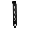 Cubierta de Ranura PCI para Gabinete, Ranura para Tarjeta Gráfica, a Prueba de Polvo, Insectos y Ceniza, Escudo, Tira de Tarjeta Plateada Niquelada, Negra, 12CM Universal