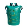Mochila impermeable para exteriores de PVC termosellado de alta frecuencia, adecuada para senderismo, montañismo y rafting; Bolsa seca de gran capacidad de 30L para senderismo de arroyo
