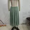 Ropa de Mujer Nueva Primavera 2026 Transfronteriza Aliexpress Color Sólido Casual Versátil Elegante Moda Falda Midi 2570375
