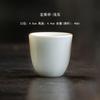 Taza de Fragancia de Barro Jade Glaseado de Color Taza de Té de Color Sólido Pequeña Taza de Degustación de Té Taza Individual Taza de Té para el Hogar Juego de Té Kung Fu de Cerámica