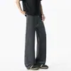 Pantalones Rectos de Pierna Ancha con Corte Diagonal y Estampado de Escamas de Serpiente Americana para Hombres y Mujeres Sueltos con Cordón Modernos Pantalones Deportivos de Pierna Ancha Nueva Colección Primavera y Otoño Estilo Pareja