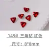 Cristales para Uñas con Base Puntiaguda Rhinestones Cristales de Vidra Transparente Blanco Corazón Rosa Cuadrado Irregular Hacha para Uñas Accesorios de Rhinestone