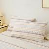 Nuevo Jinrou Algodón Crudo Viejo Grueso Sábana Sensación Gruesa Viejo Grueso Colchón de Cama Juego de Tres Piezas Sábana Funda de Almohada Colchón de Cama