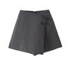 Falda de verano para mujer, estilo chino, con lazo en el busto, irregular, de cintura alta, estilo A, adelgazante, corta