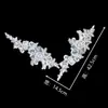 Blanco y negro I bordado de poliéster calado encaje soluble en agua para coser decoración DIY a juego accesorios para ropa accesorios para cuellos