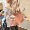 Bolsa Tote de Grande Capacidade 2026 Verão Novo Estilo Bolsa para Trabalho e Deslocamento Bolsa de Mão Brilhante Estilo Coreano Tendência Bolsa de Ombro