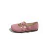 24 Outono Novo Vintage prata Sapatos de Boca Rasa Estilo de Noite Suave Fada Ballet Flat Mary Jane Sapatos