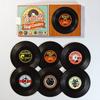Posavasos de Discos de Vinilo Retro, Posavasos Creativos de Vinilo Aislantes de Calor, Posavasos de CD, Regalos de Plástico para Uso Diario en el Hogar