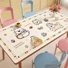 Mantel de Mesa de Dibujos Animados 2026 Nuevo Estilo Mantel Impermeable y a Prueba de Aceite Sin Lavado Mantel para Mesa de Café Mantel de Protección de Mesa de Gama Alta de Lujo Ligero