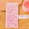 Pegatinas de Flor de Cerezo Papelería Estudiantil Flor de Cerezo Estético Decoración DIY Pegatinas para Diario Decoración Estereoscópica 3D Pegatinas de Patrón Pequeño