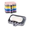 Nuevo Jabonera del Fabricante Original, Caja de Jabón de Silicona con Drenaje, Recolección de Agua sin Taladro, Almacenamiento Creativo para Baño