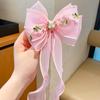 Super Hada Niños Sirena Princesa Lazo Horquilla Adorno para el Cabello Dulces Niñas Sirena Diadema Cinta para el Cabello Collar para Niñas