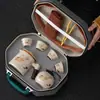 Conjunto de Chá Portátil para Viagem Forno Ru, Copo de Chá Rápido para Acampamento ao Ar Livre, Infusor de Chá de Alta Qualidade, Evento Corporativo e Presente Empresarial