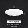 Plato de melamina disco de plástico blanco vajilla comercial de imitación porcelana plato de hotel restaurante plato para restaurante plato para olla caliente