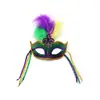 Máscara de Meio Rosto Carnaval Mardi Gras Festa Máscara para Olhos Transfronteiriça Brasil Nova Orleans Joias Acessórios Roupas