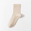 Calcetines de Algodón Nuevos de Verano y Otoño para Hombre, Calcetines de Media Caña para Primavera y Otoño, Calcetines para Hombre Antiolor, Absorbentes de Sudor, Transpirables, de Color Sólido de Zhuji