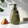 Botella Asimétrica Europea de Cerámica para Desinfectante de Manos Comercial Simple de Cerámica Botella Presionadora para Desinfectante de Manos Botella de Relleno para Hotel