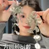¡Son los Pendientes Perfectos para Caras Cuadradas y Redondas! Pendientes Exagerados de Borla con Flores Que Son Particularmente Hermosos y Vivos