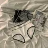 Pantaletas de algodón puro para niñas y estudiantes, calzones transpirables sexy de cintura media para mujer talla grande, estilo ajustado a la cadera fino, al por mayor