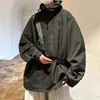 Ropa de Trabajo Estilo Americano para Hombre Primavera y Otoño Nueva Chaqueta con Capucha Holgada Retro Tendencia Marca Ins Chaqueta Casual para Hombre