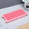 Silicone com Tampa Criador de Gelo de Bolso Gelo Picolé Molde de Gelo de Bolso para Picolé Fabricador de Gelo Doméstico Comercial Caixa de Gelo