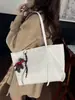 Bolsa de Mão Feminina Grande Capacidade Nova Estilosa Transfronteiriça Bolsa Tote Moda Inverno Bolsa de Ombro para o Dia a Dia