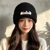 Nuevo Sombrero de Lana Pequeño Fresco Versátil Estilo Coreano Otoño e Invierno Moda Protección para los Oídos Dopamina Cubrecabezas Cálido para Exteriores Sombrero de Punto