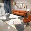Nueva Alfombra de Piso Sala de Estar Dormitorio Lujo Ligero Alta Calidad Simple Cobertura Total Sofá Alfombra de Piso Grande Mesa de Café Limpiable Alfombra de Mesita de Noche