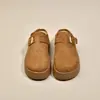 Cómodas Mocasines Casuales de Otoño Boken sin Cordones con Hebilla que Aumentan la Altura Suela Gruesa Versátiles de Punta Cerrada 2026 Nuevas Medias Zapatillas para Mujer