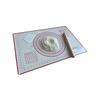 Tapete de Amassar 40*60 Silicone Antiaderente Tapete de Assar Doméstico e Tapete para Abrir Massa Tapete de Amassar de Silicone Platinado de Qualidade Alimentar