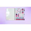 Caderno Inteligente Grande Prata Amor 80 Folhas 215X280Mm