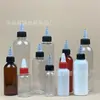 30ml50ml 60ml 70ml 75ml 80ml 100ml gel garrafa de plástico pet gel tampa boca pontiaguda garrafa