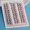 Contas de Pérola Zhuji 7-8mm AAAA+ Oblatas Meio Furo Inseridas com Pérolas Combinando Luz Forte Impecáveis Venda Direta de Fábrica