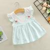 Saia de bebê Verão 0-1 Vestido de Menina Verão Algodão Penteado Saia de Princesinha 2-3 Um Ano de Idade Vestido de Verão do Bebê Mulheres
