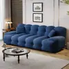 Sofá cama minimalista italiano Roche Bobois para sala de estar y estudio, sofá de línea recta en tela francesa para apartamentos pequeños, modelo nuevo de moda