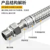 Tubo Flexible Antiexplosivo Personalizado Bng304 Conexión de Acero Inoxidable Conducto Corrugado Impermeable Conducto para Cableado Antiexplosivo